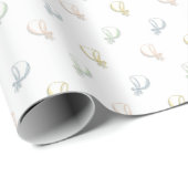 Baby Bonnet Wrapping Paper Geschenkpapier (Rolleneckpunkt)