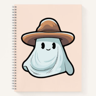 Baby Boo Cowboy-Geist Halloween-Kollektion Notizblock