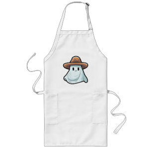 Baby Boo Cowboy Ghost Halloween Collection Lange Schürze