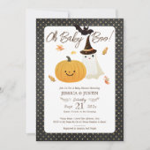 Baby Boo Fall Halloween Baby Shower Einladung (Vorderseite)