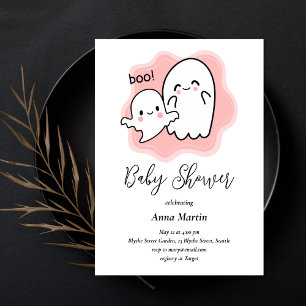 Baby Boo Ghost Dusche Einladung