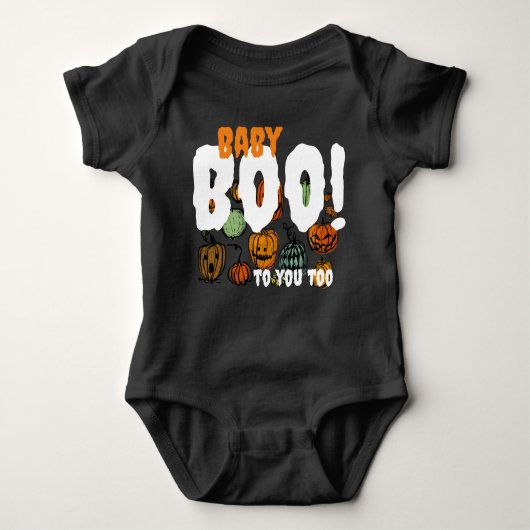 Baby Boo! Halloween Baby Strampler (Vorderseite)