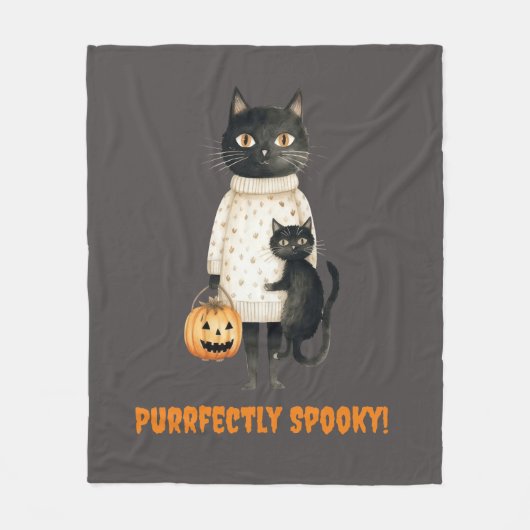 Baby Boo Halloween Decken (Vorderseite)