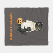 Baby Boo Halloween Decken (Vorderseite (Horizontal))