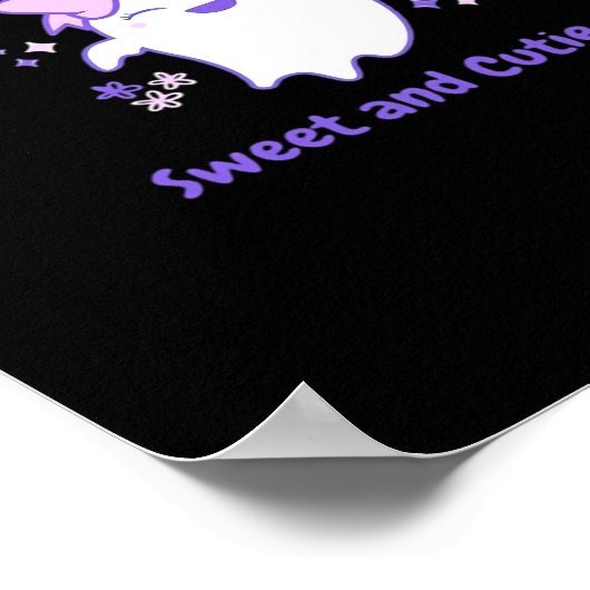 Baby Boo! Halloween-Design für Kleinkinder Poster (Ecke)