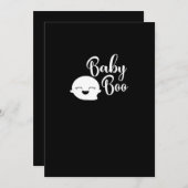 Baby Boo Halloween Feiertagskarte (Vorne/Hinten)