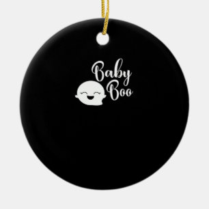 Baby Boo Halloween Keramik Ornament