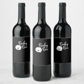 Baby Boo Halloween Weinetikett (Flaschen)