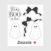 Baby Boo ist ein echtes Halloween-Shower Accent St Aufkleber (Blatt)