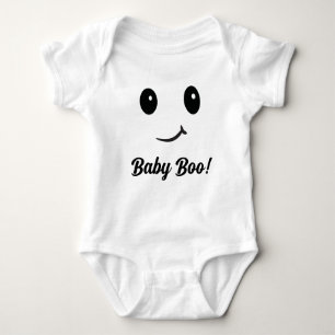 Baby Boo! Niedliches Geisterkostüm Baby Strampler