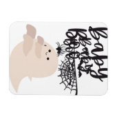 Baby Boo Niedliches Halloween Print Vintag Style Magnet (Horizontal)