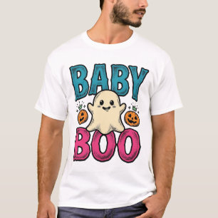 Baby Boo Vintage Halloween-Geister-Shirt-Design_1 T-Shirt