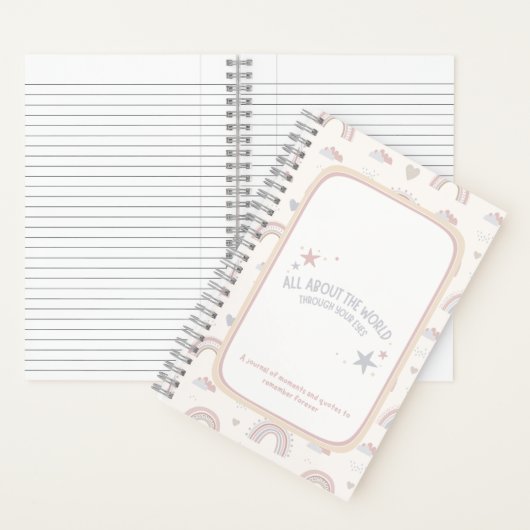 Baby Book Memory Journal - Funny Quotes Notizblock (Innen)