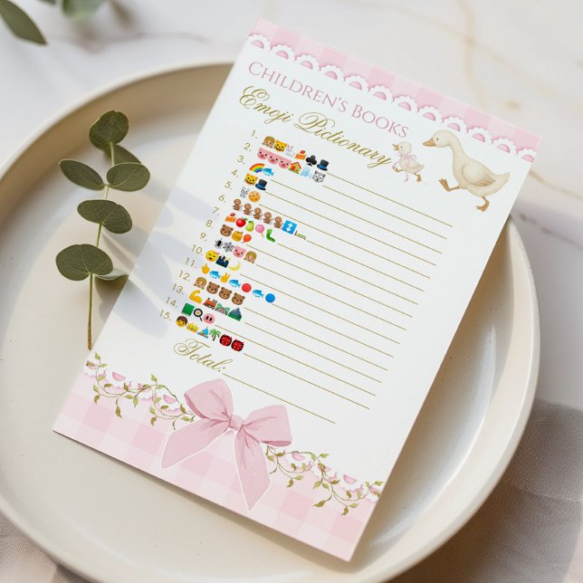 Baby Books Emoji Pictionary Goose Pink Game (Von Creator hochgeladen)