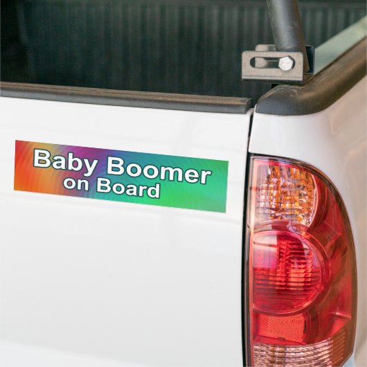Baby Boomer an Bord Autoaufkleber (Auf Lkw)