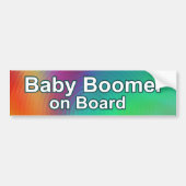 Baby Boomer an Bord Autoaufkleber (Vorne)