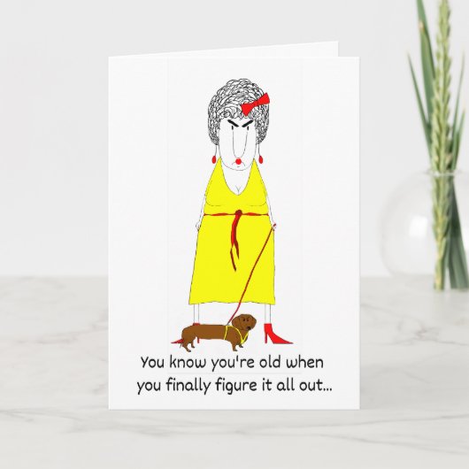 Baby Boomer Birthday Card Karte (Vorderseite)