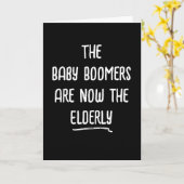 Baby Boomer Birthday Spaß Karte (Gelbe Blume)