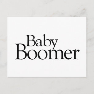 Baby Boomer Postkarte