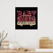 Baby Boomer - Retro-Slogan der Besten Generation Poster (Küche)