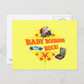 Baby Boomer Rock Postkarte (Vorne/Hinten)
