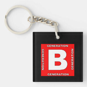 Baby Boomer Schlüsselkette Schlüsselanhänger