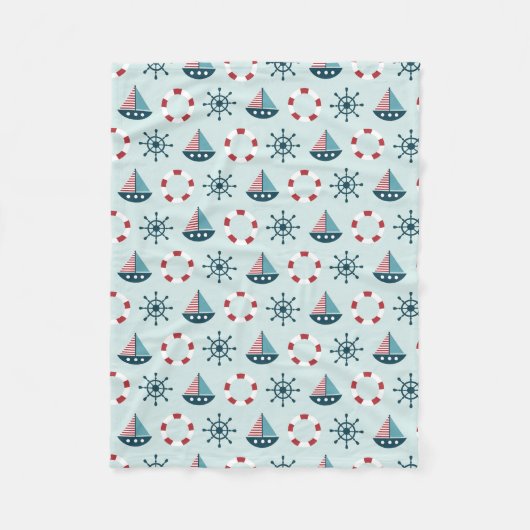 Baby-Boote Fleecedecke (Vorderseite)