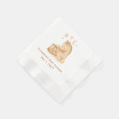 Baby Boots and Foal Western Baby Shower Serviette (Ecke)