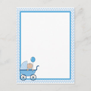 Baby Border Boy Postkarte