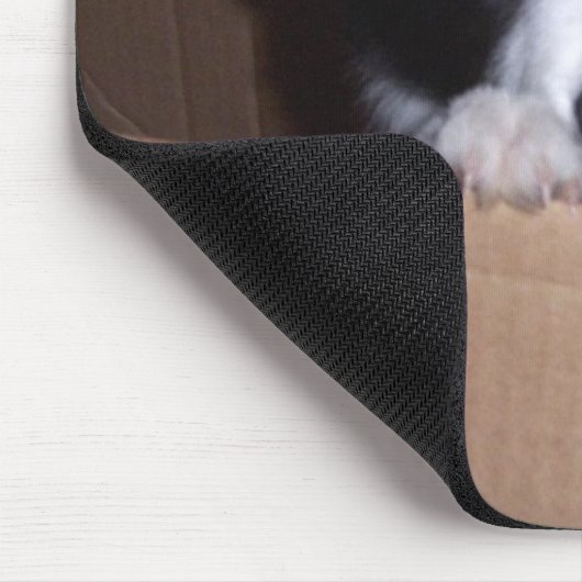 Baby-Border-Collie Mousepad (Ecke)