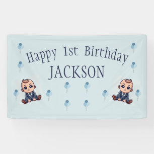 Baby Boss Geburtstagsbanner – Individuelle Partyde Banner