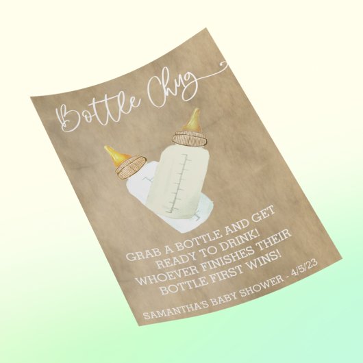 Baby Bottle Drink Off Game Dusche Umarmung