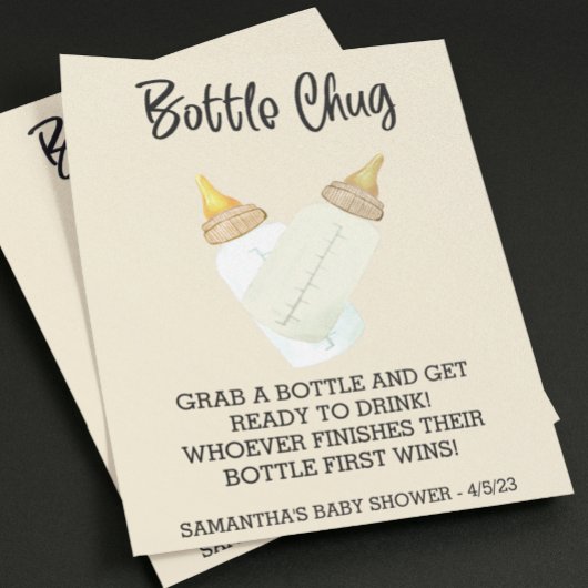 Baby Bottle Drink Off Game Dusche Umarmung