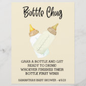 Baby Bottle Drink Off Game Dusche Umarmung (Vorderseite)