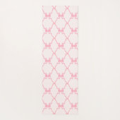 Baby Bow Trellis Pink Bella Ribbon Yoga Mat Yogamatte (Rückseite)
