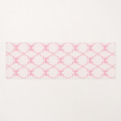 Baby Bow Trellis Pink Bella Ribbon Yoga Mat Yogamatte (Vorderseite (Horizontal))