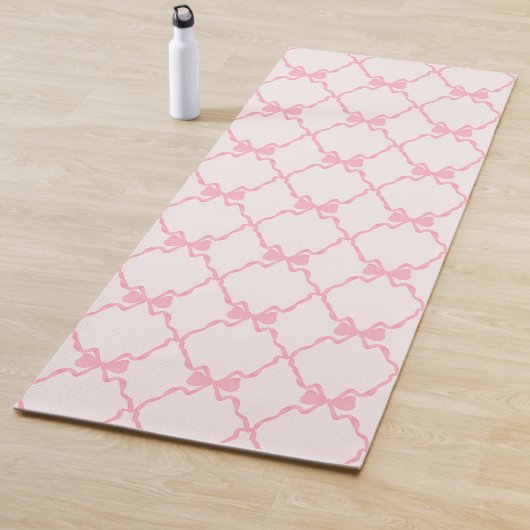 Baby Bow Trellis Pink Bella Ribbon Yoga Mat Yogamatte (Beispiel)