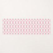 Baby Bow Trellis Pink Bella Ribbon Yogamatte (Vorderseite (Horizontal))