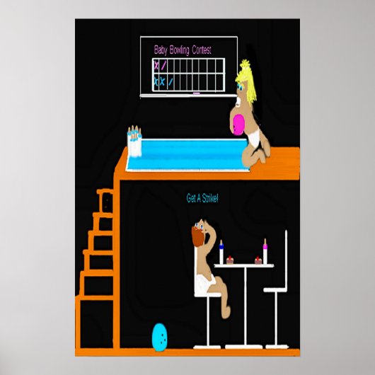Baby Bowling Poster (Vorne)
