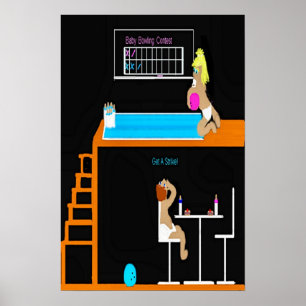 Baby-Bowlings-Plakat Plakat