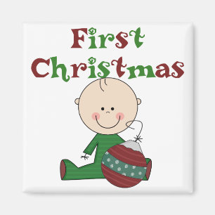 Baby Boy 1. Weihnachtsgeschenke Magnet