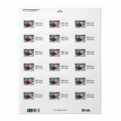 Baby Boy Adressaufkleber (Vorne)