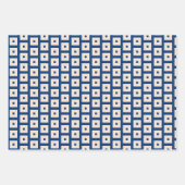 Baby Boy and Dog Baseball Themed Baby Dusche Geschenkpapier Set (Vorderseite 3)