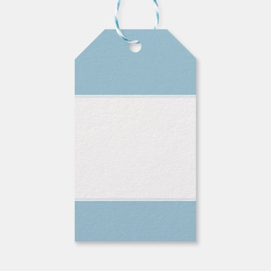 Baby Boy Announctions Geschenk Mit Monogramm Geschenkanhänger (Rückseite)