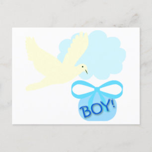Baby Boy Announctions Postkarten