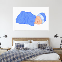 Baby Boy Art Canvas Print Leinwanddruck