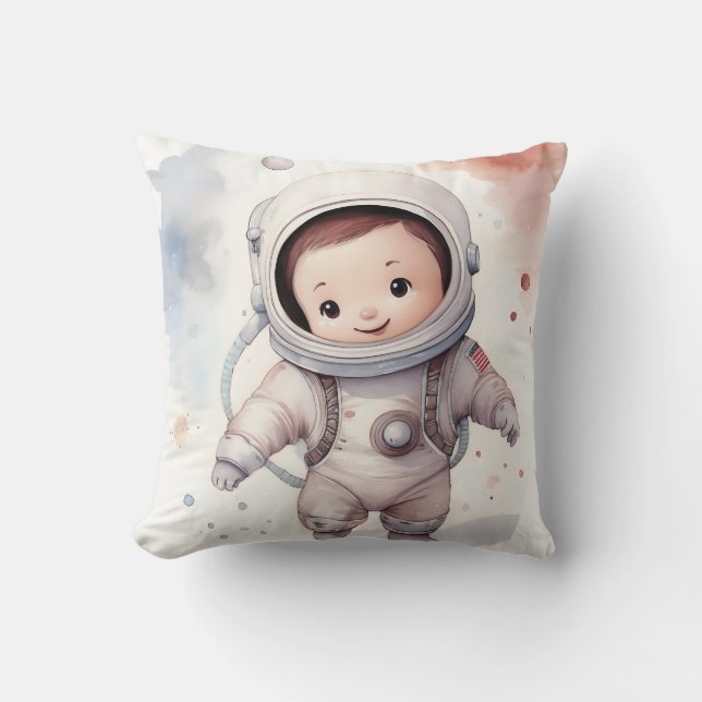 Baby Boy Astronaut Kissen (Vorderseite)