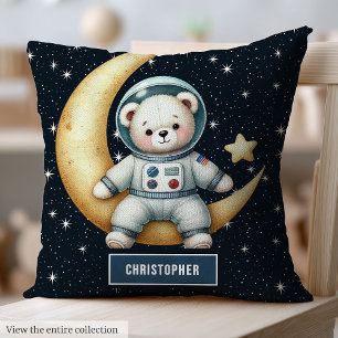 Baby Boy Astronautenkissen mit Personalisierter Te Kissen