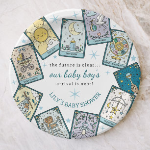 Baby Boy Baby Dusche Tarot Karten Zukunftsvorhersa Pappteller