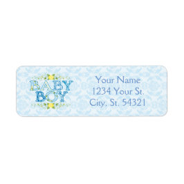 Baby Boy, Baby Shower Address Labels